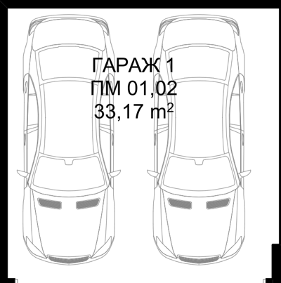 Гараж B01 SM Residence, сграда B, етаж -1