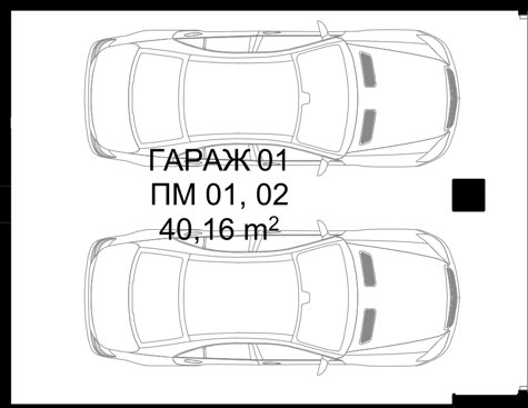 Гараж E01 SM Residence, сграда E, етаж -1
