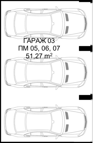 Гараж D03 SM Residence, сграда D, етаж -1