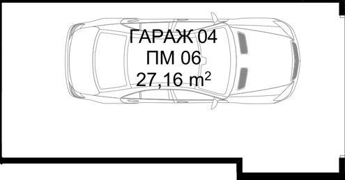 Гараж E04 SM Residence, сграда E, етаж -1