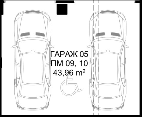 Гараж E05 SM Residence, сграда E, етаж -1
