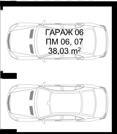 Гараж C06 SM Residence, сграда C, етаж -1