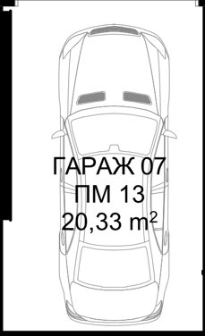 Гараж D07 SM Residence, сграда D, етаж -1