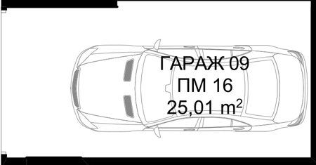 Гараж D09 SM Residence, сграда D, етаж -1