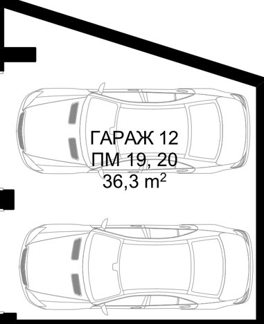 Гараж D12 SM Residence, сграда D, етаж -1