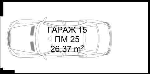 Гараж D15 SM Residence, сграда D, етаж -1