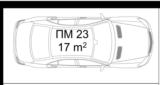 Паркомясто A23 SM Residence, сграда A, етаж -1