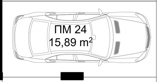 Паркомясто A24 SM Residence, сграда A, етаж -1