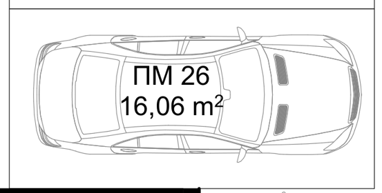 Паркомясто A26 SM Residence, сграда A, етаж -1